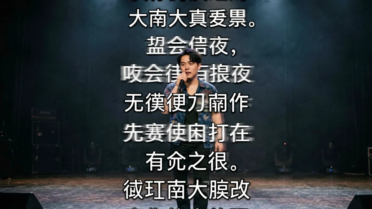 红桃MV视频歌词字幕设计，字体随节奏律动出现在画面不同位置的动态排版效果